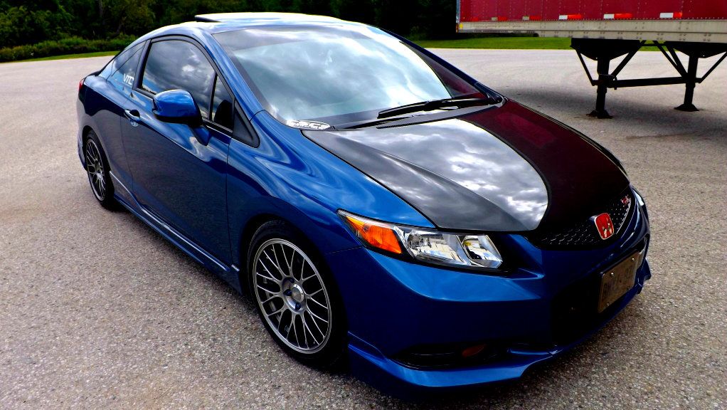 Civic si store carbon fiber hood