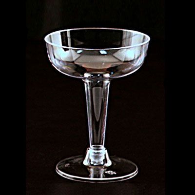 5 oz. plastic champagne Glass