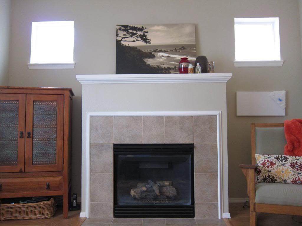 This fireplace surround is cheap and ugly!