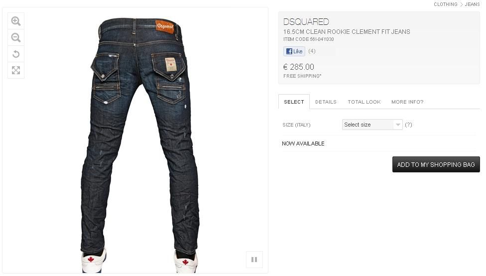 PT JEANS siêu quần jeans DSQUARED2 chuẩn Milano Italy cực độc - 14