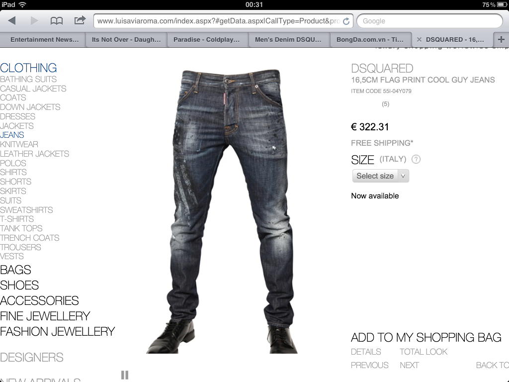 PT JEANS siêu quần jeans DSQUARED2 chuẩn Milano Italy cực độc - 18