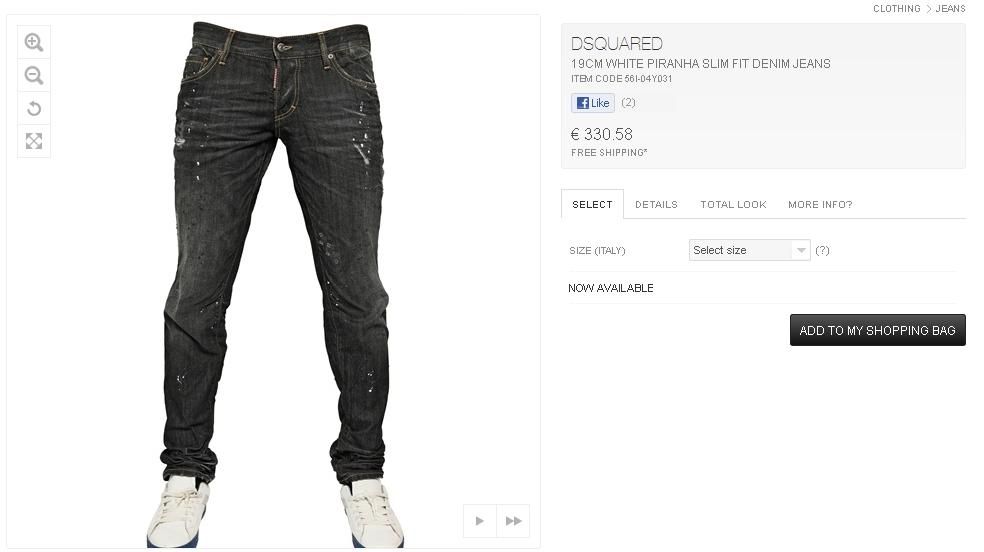 PT JEANS siêu quần jeans DSQUARED2 chuẩn Milano Italy cực độc - 9