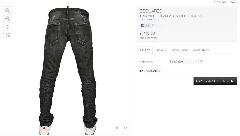 PT JEANS siêu quần jeans DSQUARED2 chuẩn Milano Italy cực độc - 10