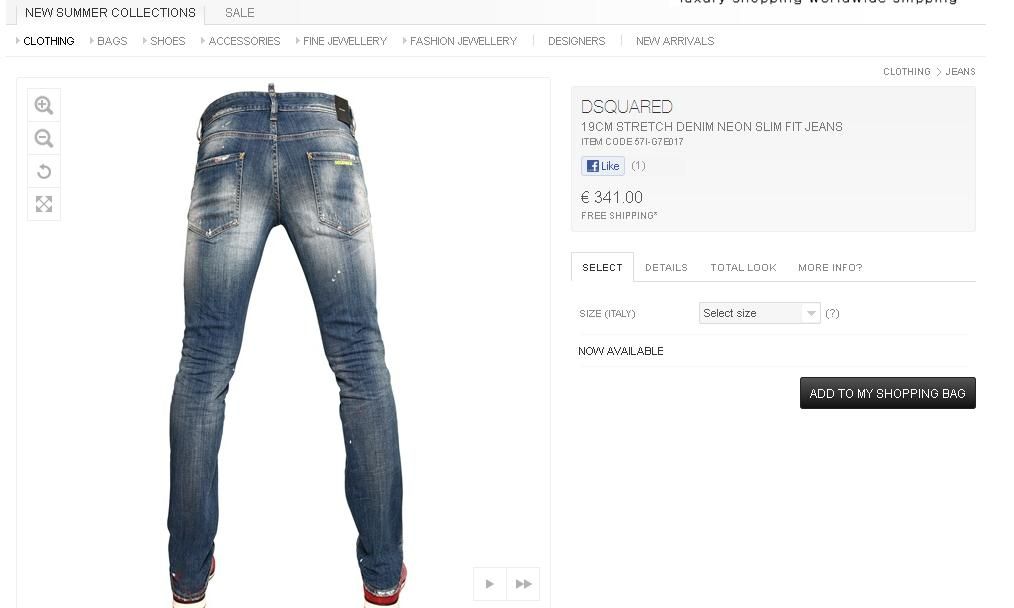 PT JEANS siêu quần jeans DSQUARED2 chuẩn Milano Italy cực độc - 33