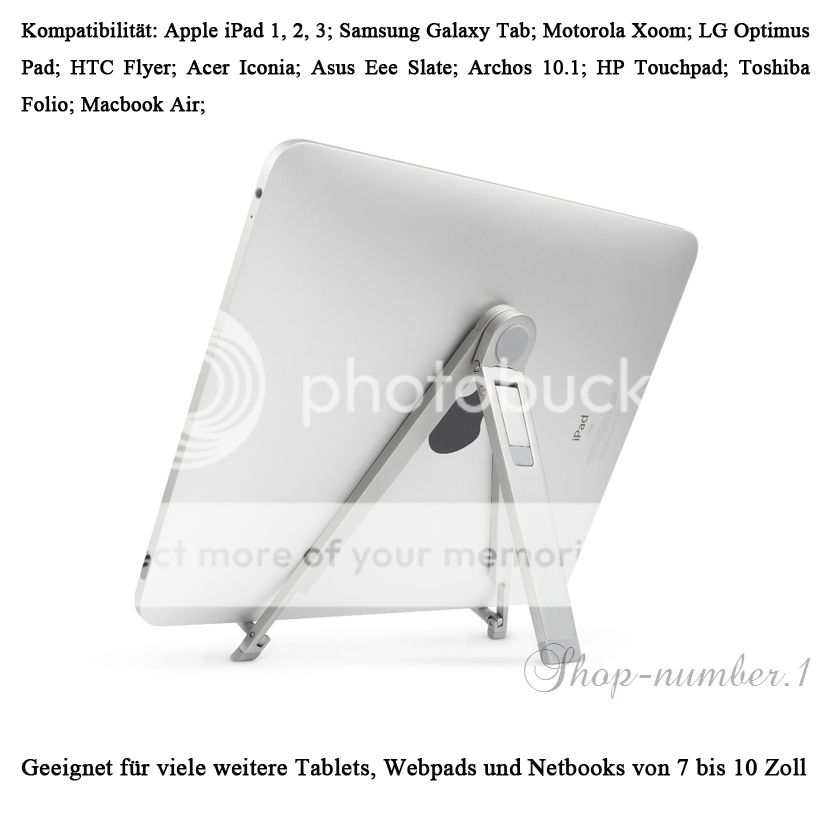 Universelle Ständer für Apple iPad 1 2 3 /Tablet PC Standfuß