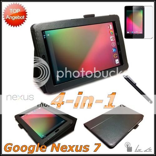 Asus Nexus 7 Schutz Hülle +Schutzfolie 4in1 Tasche Google Etui
