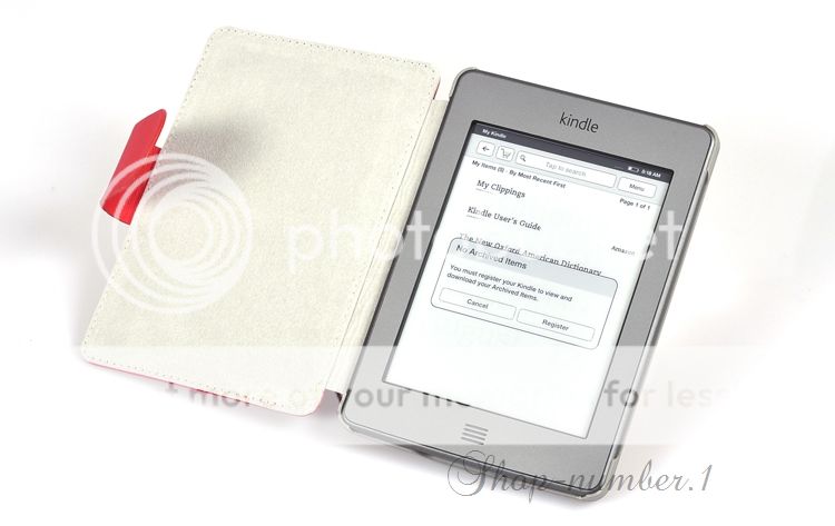 für  Kindle Touch & 3G Tasche Etui Cover Case 6 Rot★