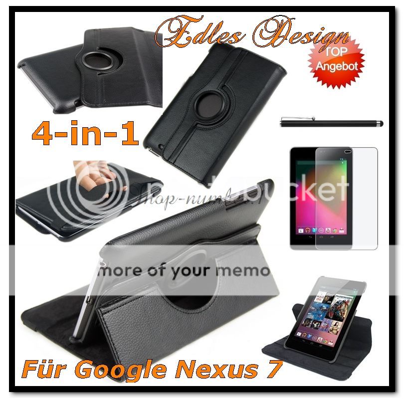 Asus Nexus 7 Schutz Hülle +Schutzfolie 4in1 Tasche Google Etui